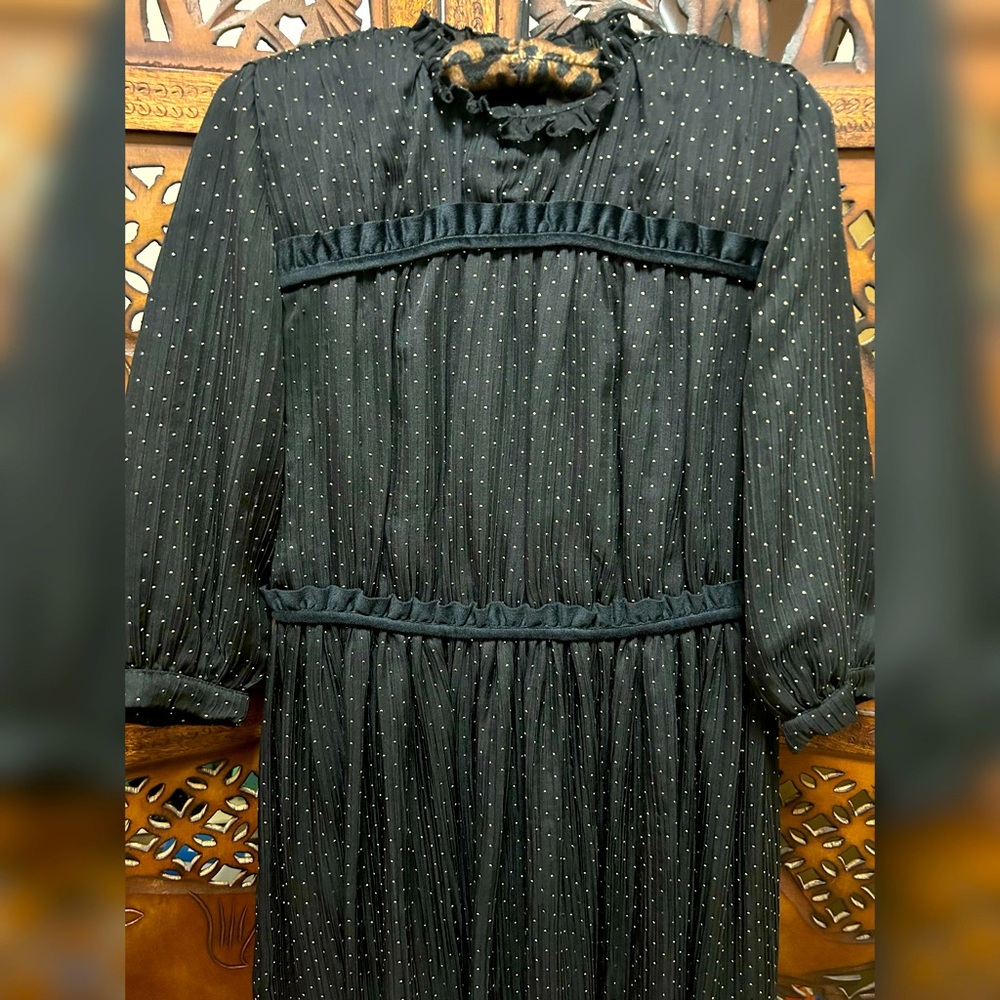 Plissé Embellished Midi Dress - Picture 3 of 14